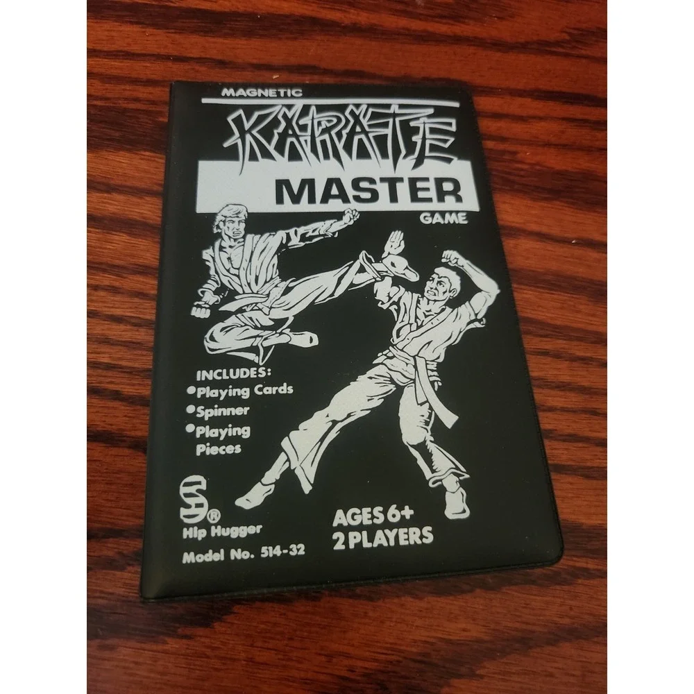 Vintage Smethport Hip Huggers Magnetic Travel Game Karate Master‎ Complete RARE